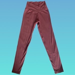OFFLINE Aerie 7/8 Leggings High Rise Mauve Real Me Leggings EUC